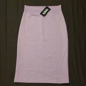 Lavender Pencil Skirt